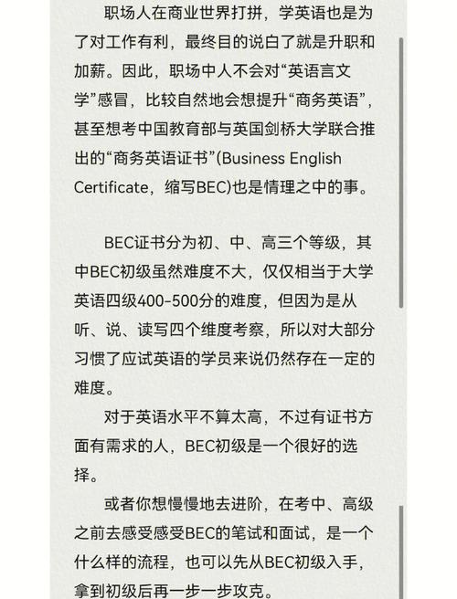 商务英语初级考试（商务英语初级考试条件）