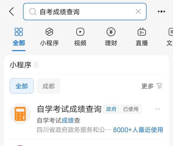 自考成绩查询（自考成绩查询登录网址）