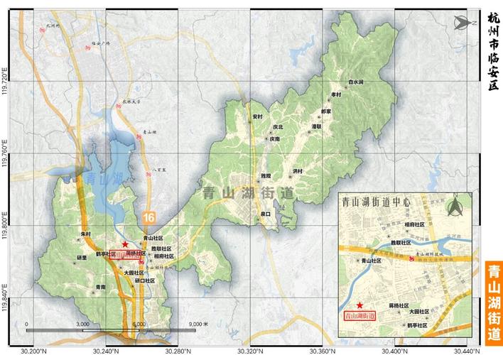 临安市地图（临安市区最新地图）