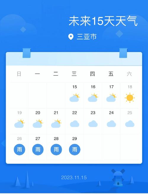 三亚天气（三亚天气预报30天准确 一个月）