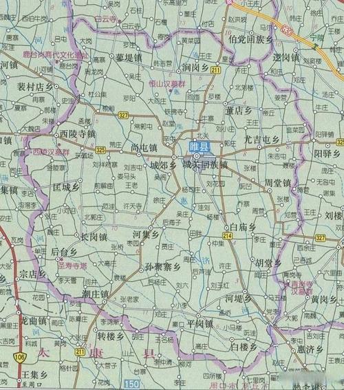 睢县地图（睢县地图乡镇分布图）