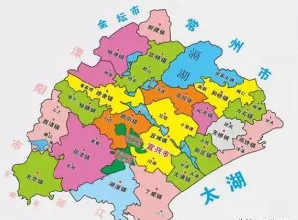 宜兴市地图（宜兴市地形图）