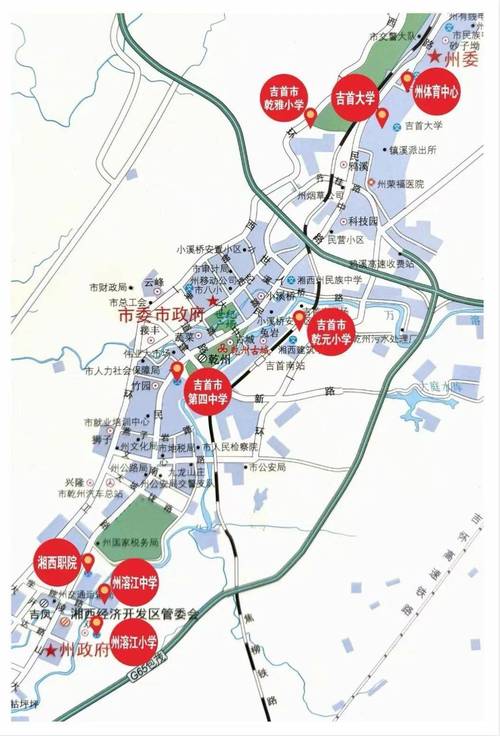 吉首市地图(湖南吉首市地图)