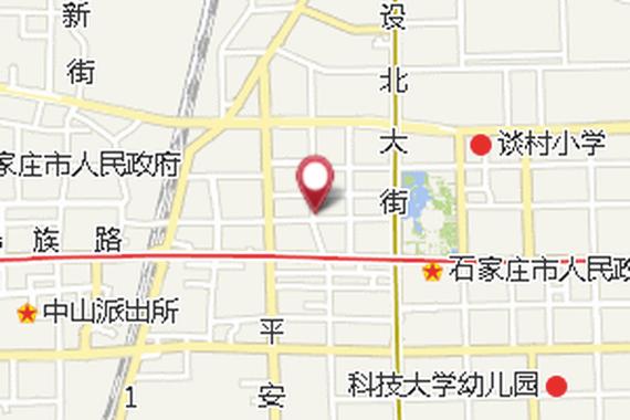 石家庄桥东区地图(石家庄市桥东地图)