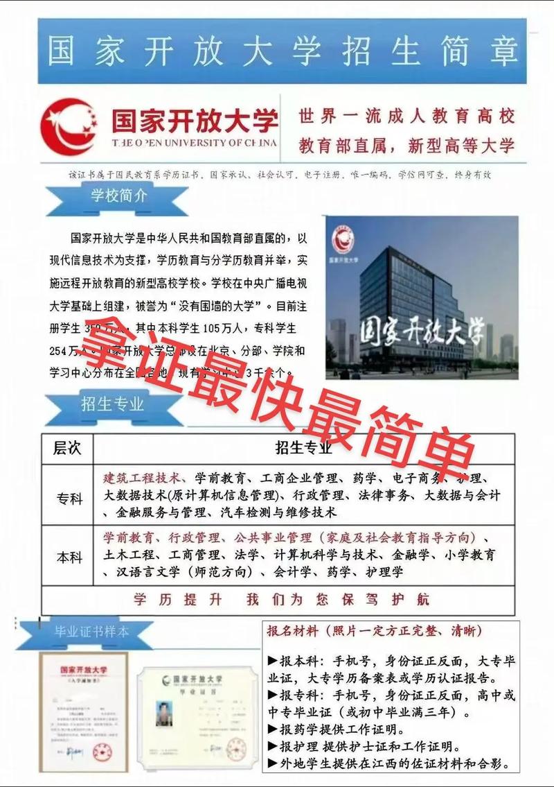 开放大学怎么自己报名(学历提升报名入口官网)