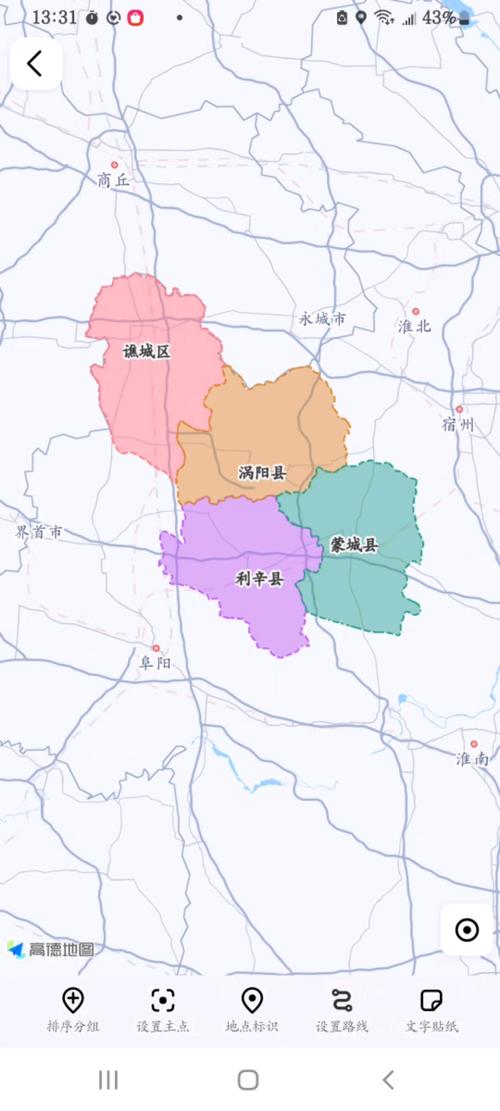 安徽亳州地图（亳州市地图）