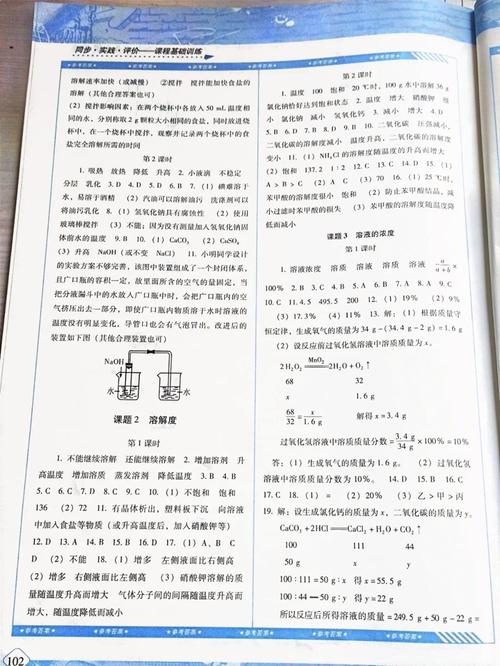 优化设计答案(九年级化学优化设计答案)