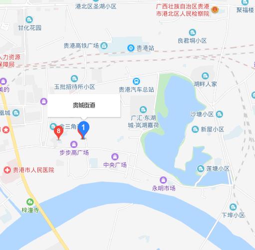 贵港市区地图(贵港市区位图)