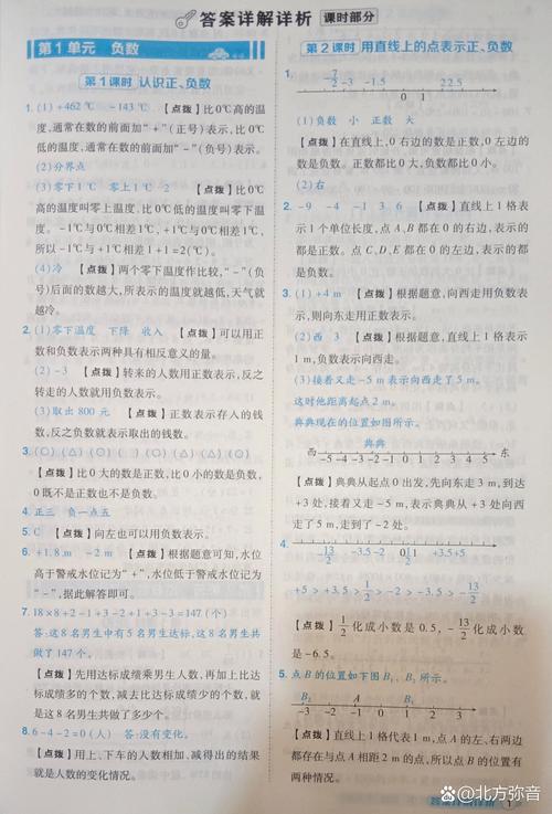 北师大版六年级下册数学练习册答案的简单介绍